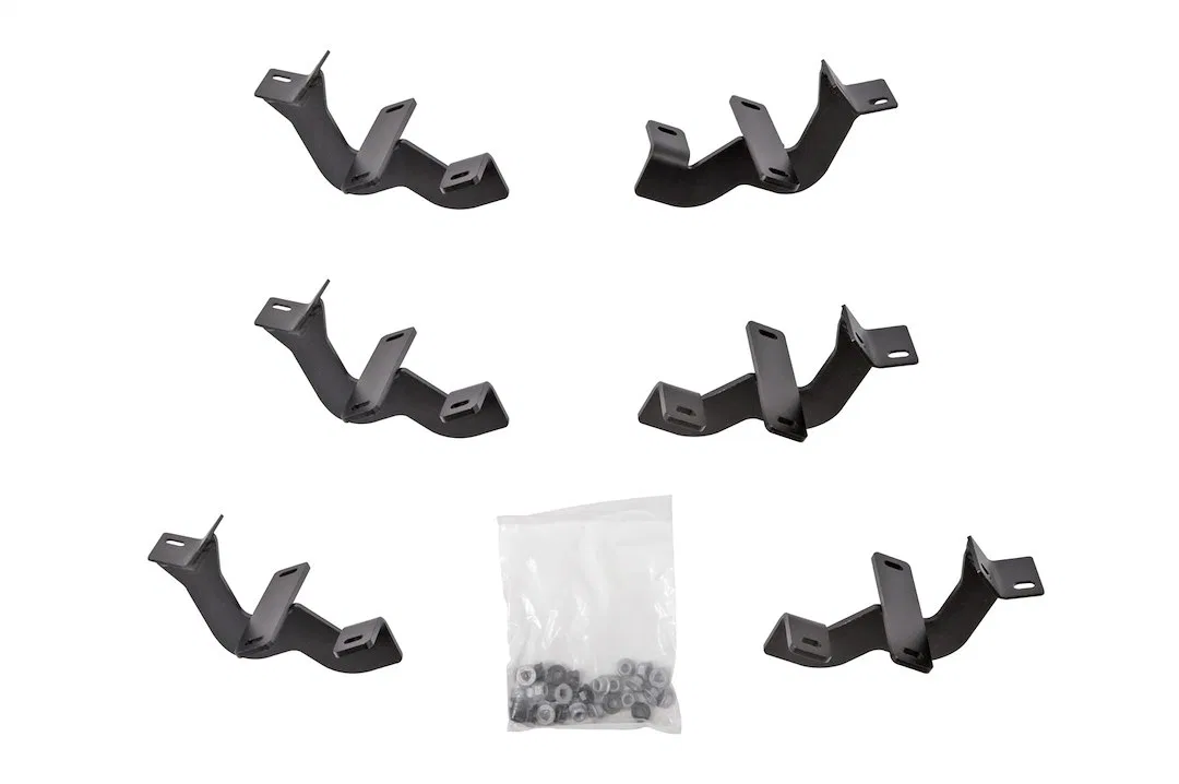 DZ66327 – DEE ZEE Nerf Bar Mounting Kit, For Dee Zee Hex Series Side Steps Rocker Panel Mount
